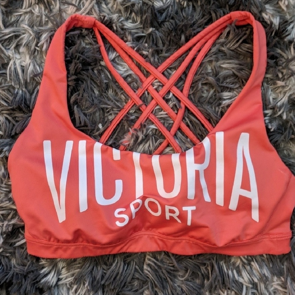 Orange Victoria's Secret Sports Bra